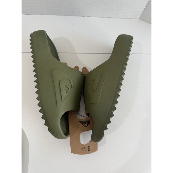 Quiksilver Cloudbreak Green Slides Slippers Sandals Men’s 12 US New Quicksilver - Picture 6 of 12